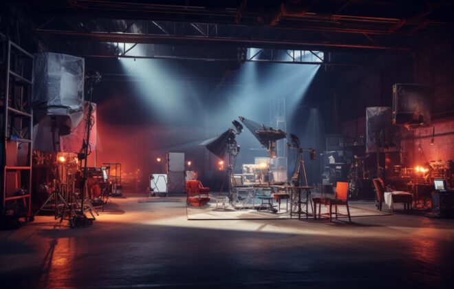 Movie set work